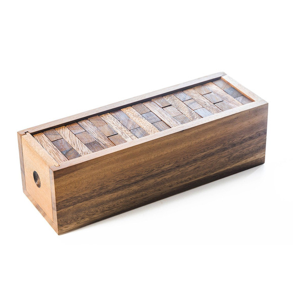 LG TUMBLING TOWER + WOODEN STACKER Building Blocks Construction Game Monkey Pod - Picture 2 of 8